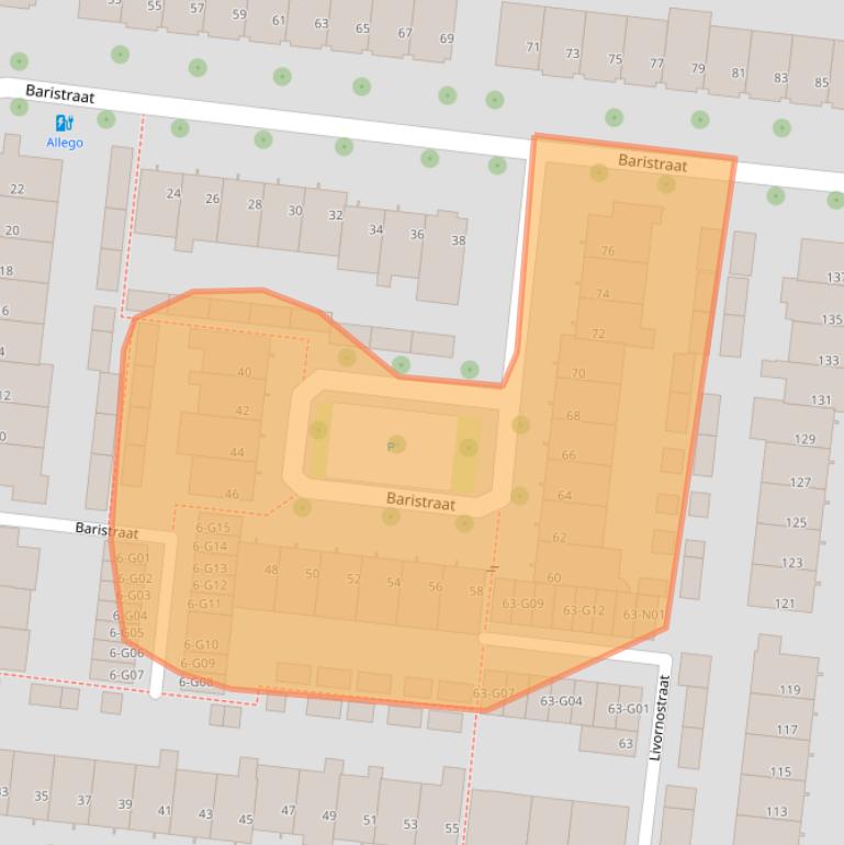 Kaart van postcodegebied 5632TL.