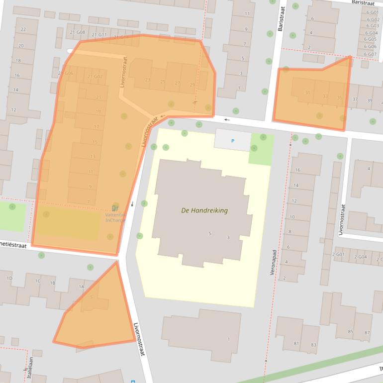 Kaart van postcodegebied 5632TM.