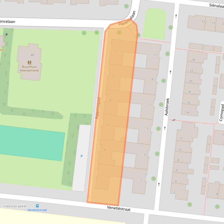 Kaart van postcodegebied 5632VA.
