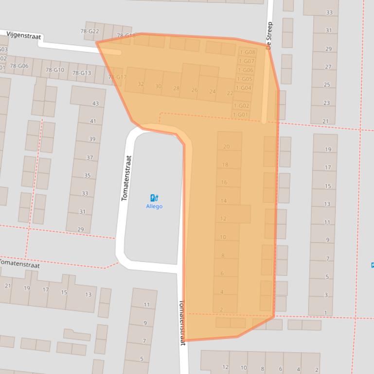 Kaart van postcodegebied 5632WC.