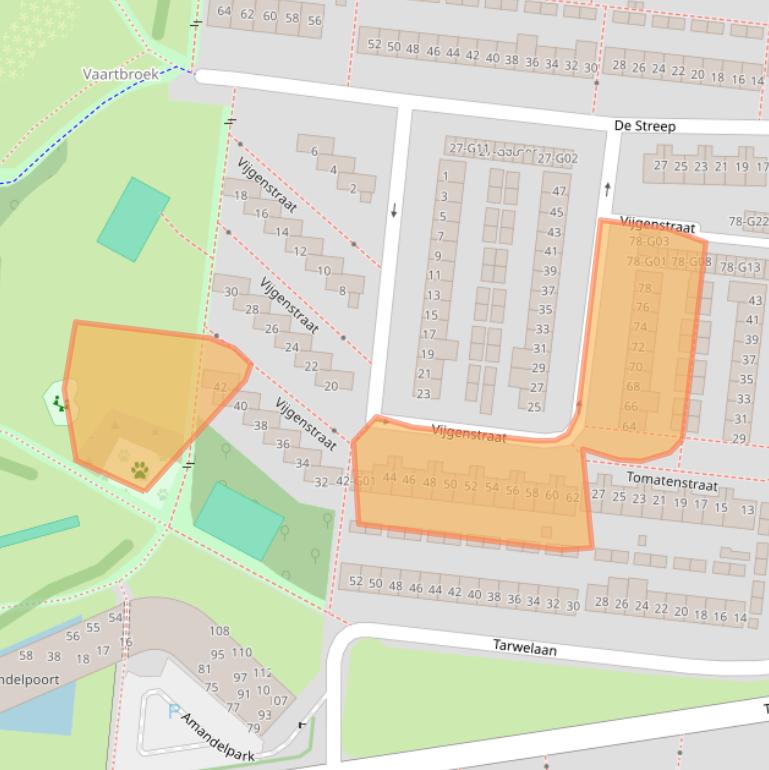 Kaart van postcodegebied 5632WG.