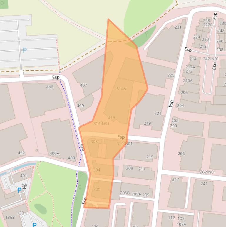 Kaart van postcodegebied 5633AE.