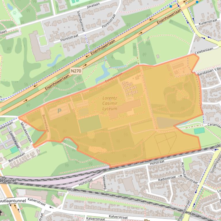 Kaart van postcodegebied 5641AG.