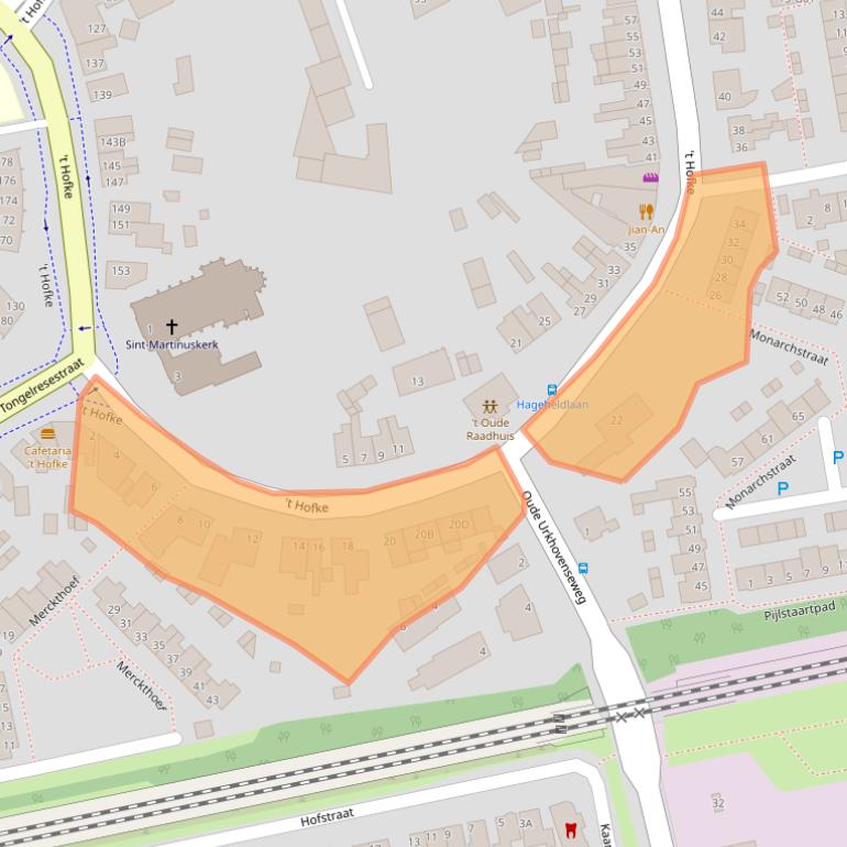 Kaart van postcodegebied 5641AL.