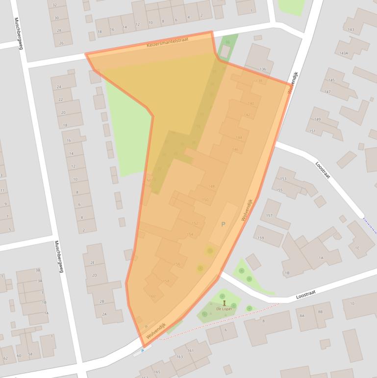 Kaart van postcodegebied 5641AT.