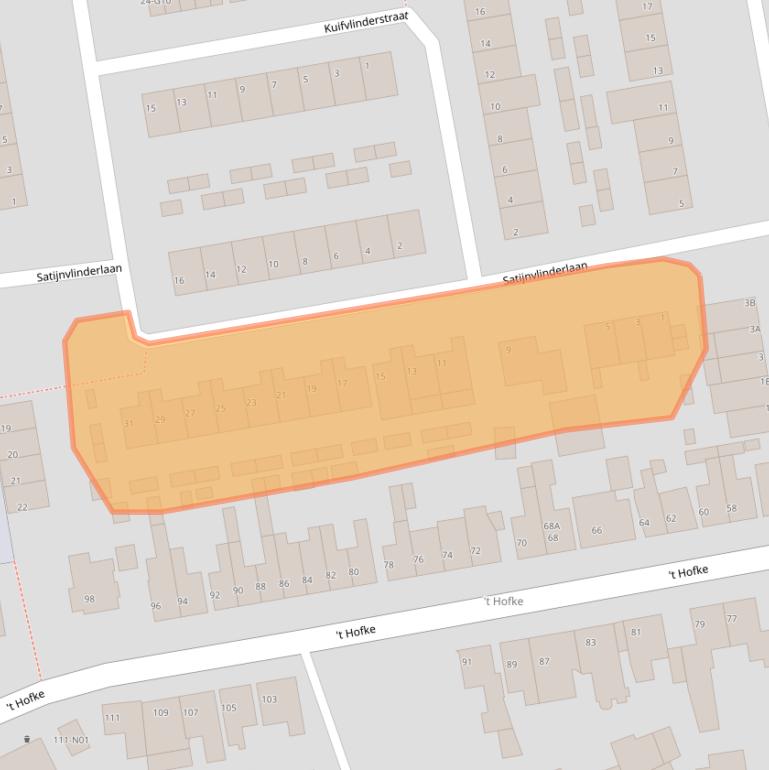 Kaart van postcodegebied 5641BA.