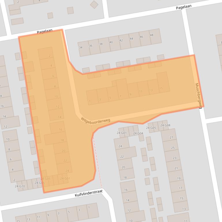 Kaart van postcodegebied 5641BR.