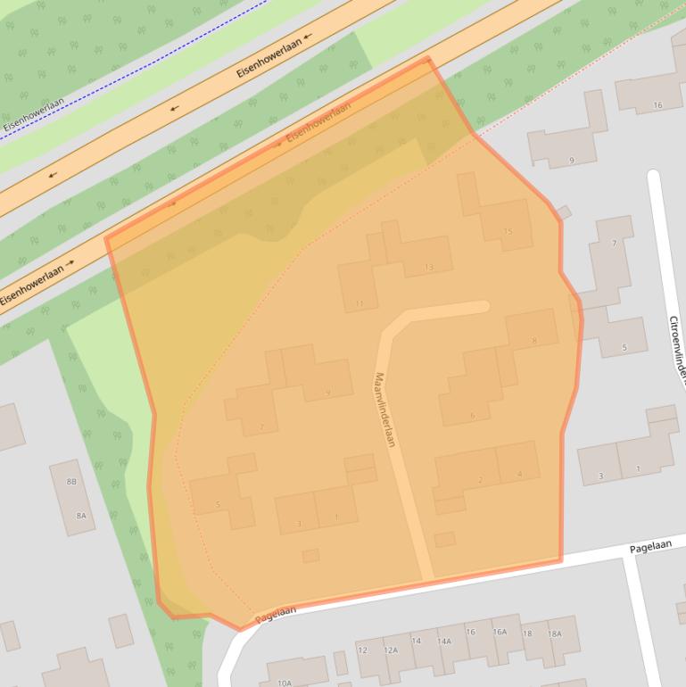 Kaart van postcodegebied 5641CE.