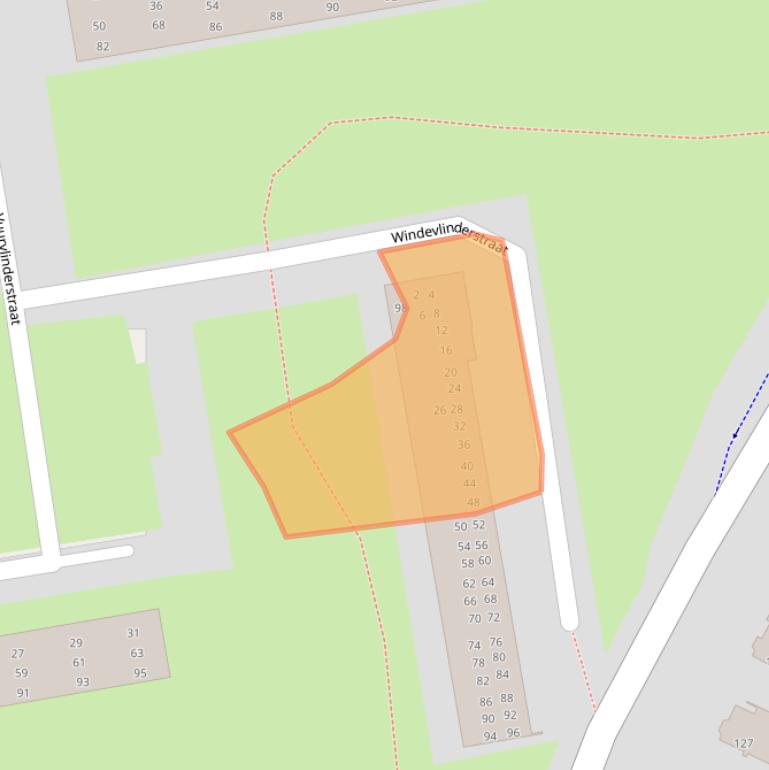 Kaart van postcodegebied 5641DP.