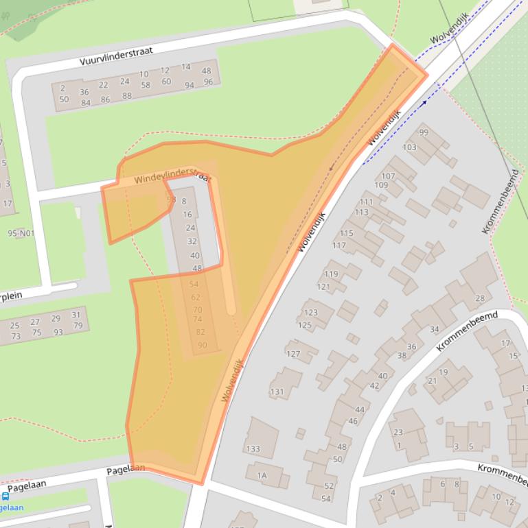 Kaart van postcodegebied 5641DR.