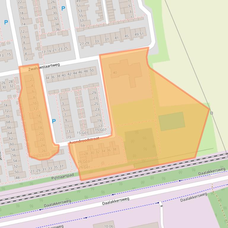 Kaart van postcodegebied 5641HB.