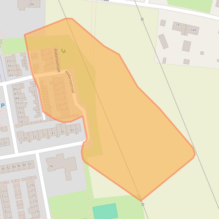 Kaart van postcodegebied 5641HJ.