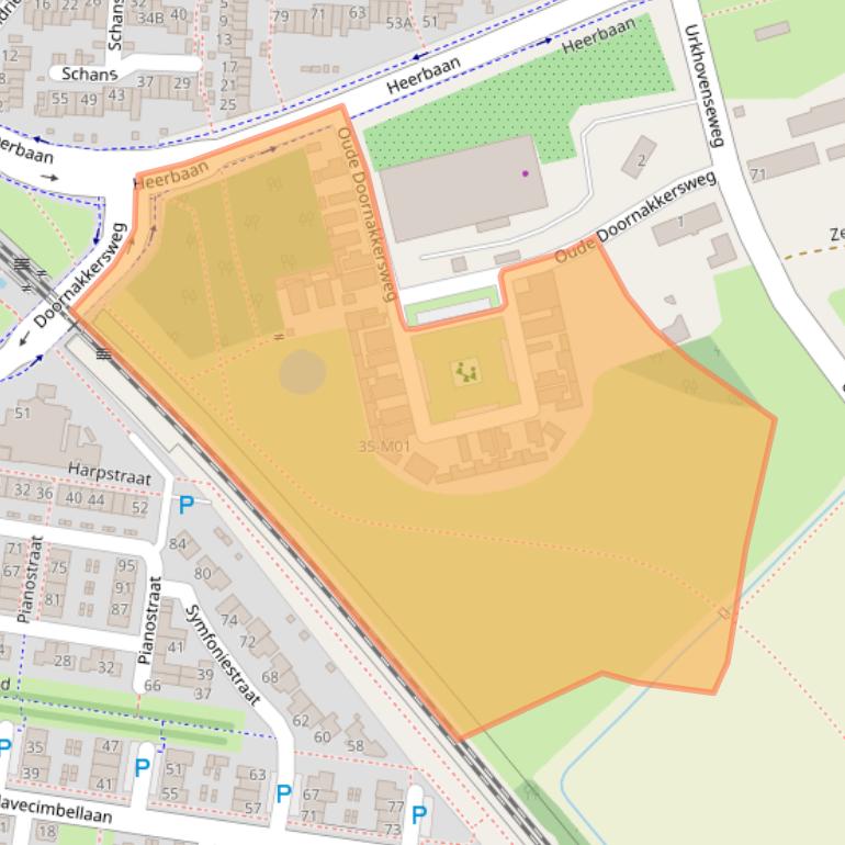 Kaart van postcodegebied 5641JH.