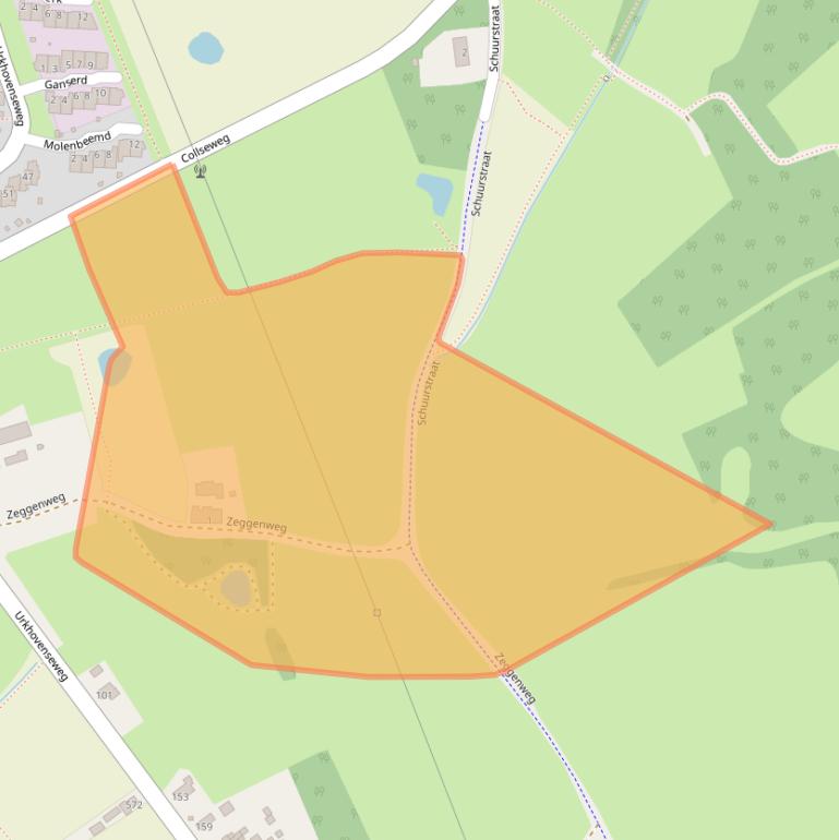 Kaart van postcodegebied 5641JM.