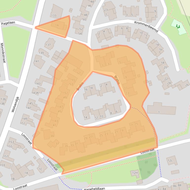 Kaart van postcodegebied 5641JT.