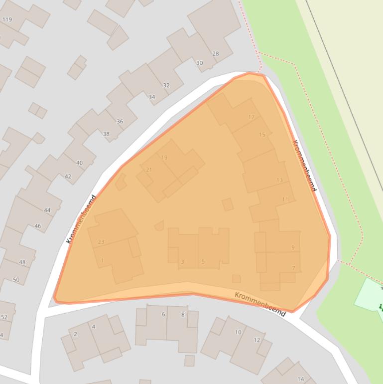 Kaart van postcodegebied 5641JW.