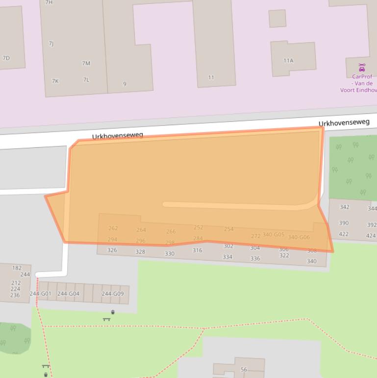 Kaart van postcodegebied 5641KN.