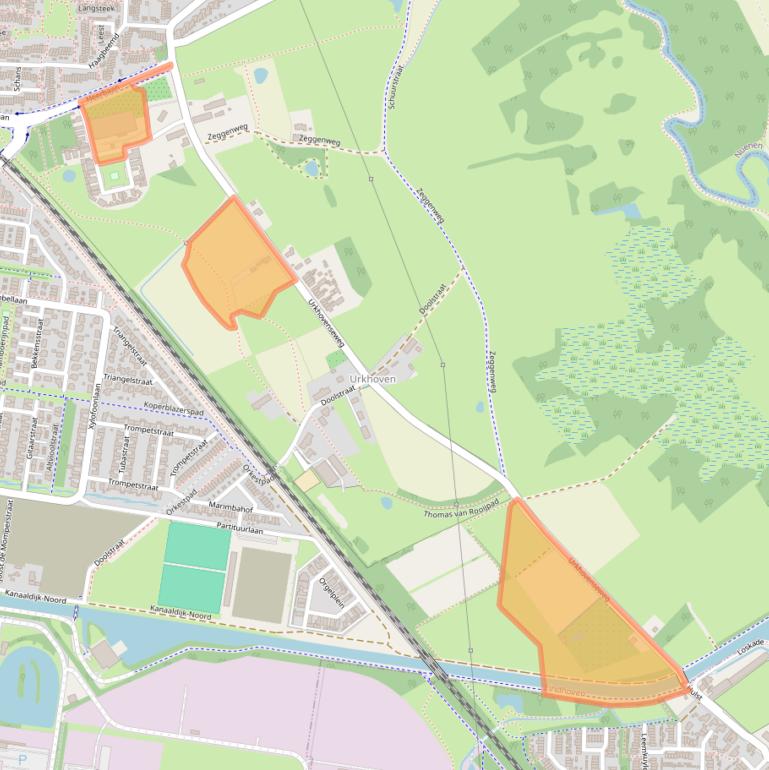 Kaart van postcodegebied 5641KX.