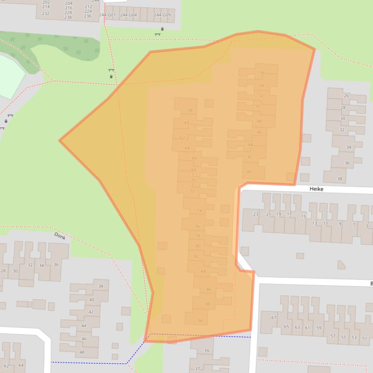Kaart van postcodegebied 5641LH.