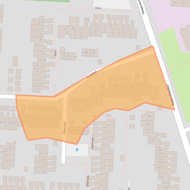 Kaart van postcodegebied 5641LL.