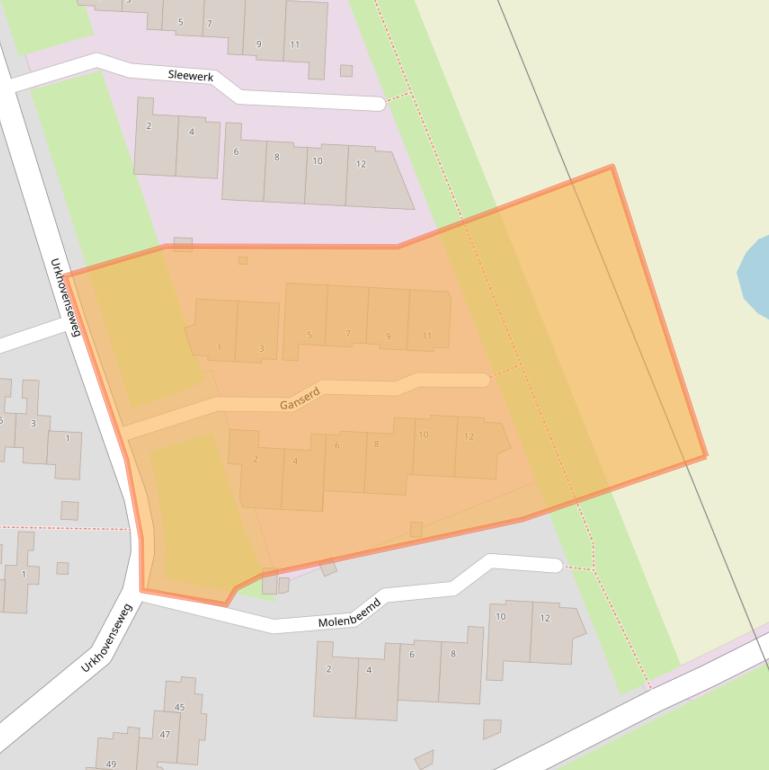 Kaart van postcodegebied 5641LX.