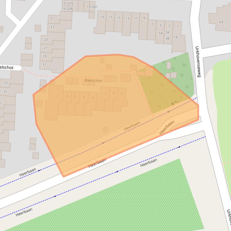 Kaart van postcodegebied 5641NE.