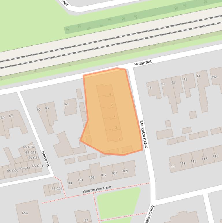 Kaart van postcodegebied 5641SL.