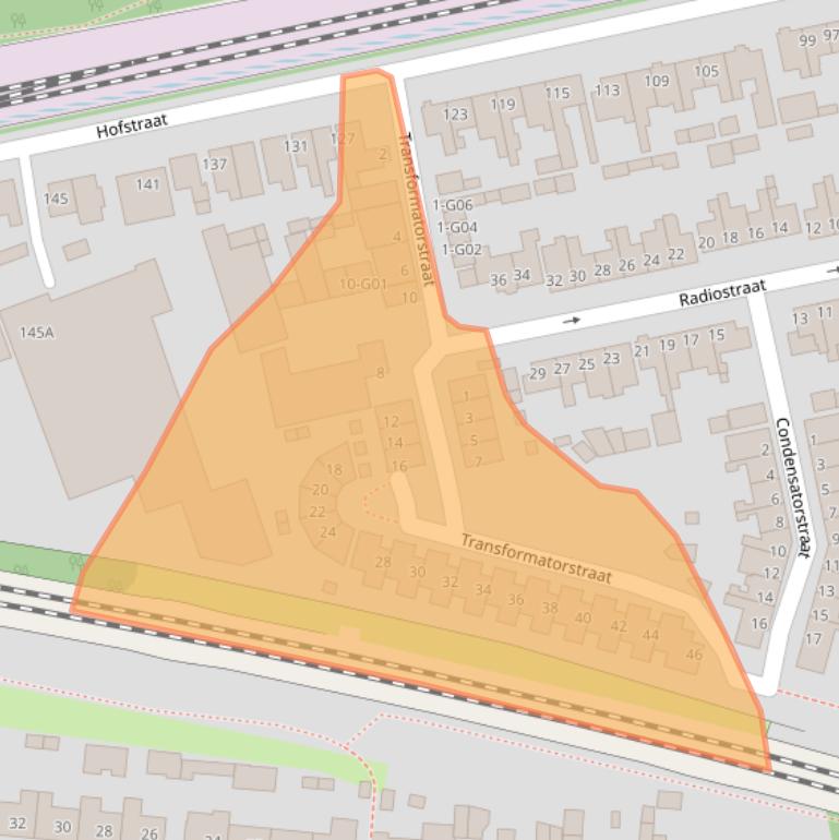 Kaart van postcodegebied 5641TE.