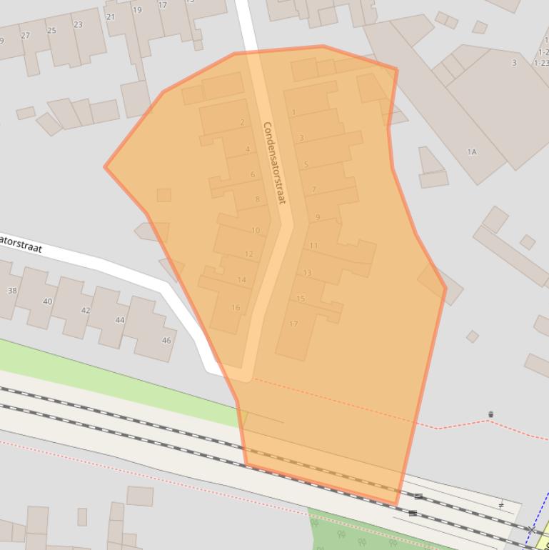 Kaart van postcodegebied 5641TJ.