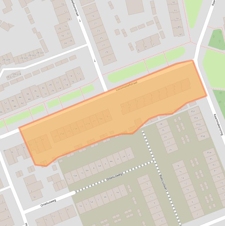 Kaart van postcodegebied 5641TR.