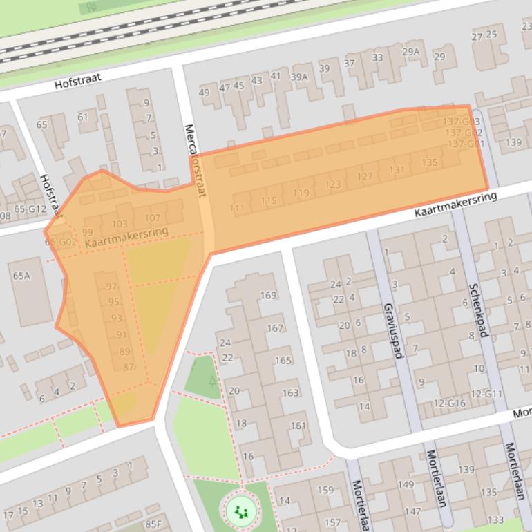 Kaart van postcodegebied 5641VD.