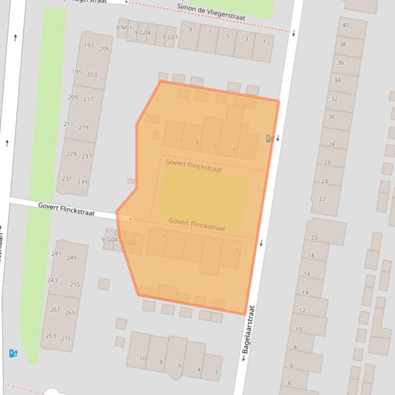 Kaart van postcodegebied 5642AC.