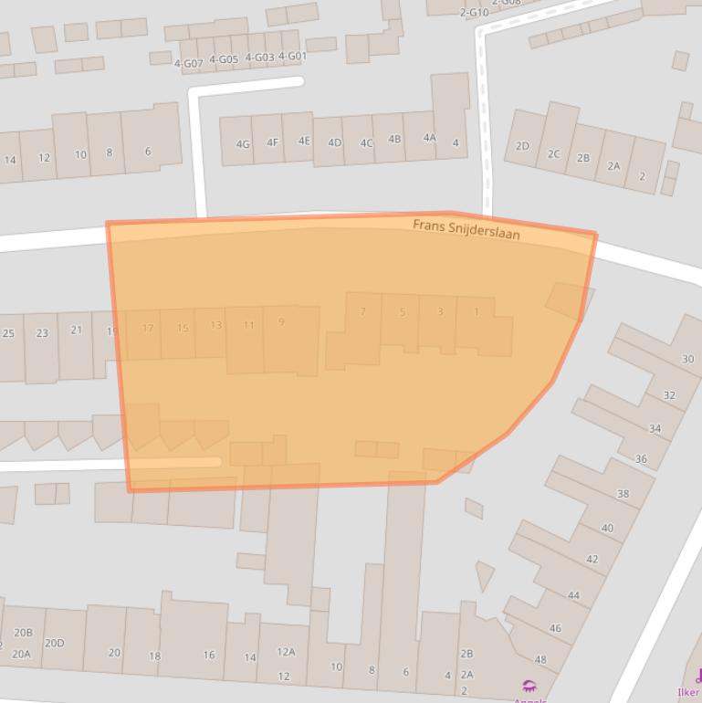 Kaart van postcodegebied 5642AL.