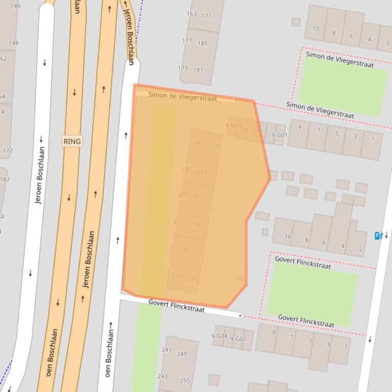 Kaart van postcodegebied 5642AS.