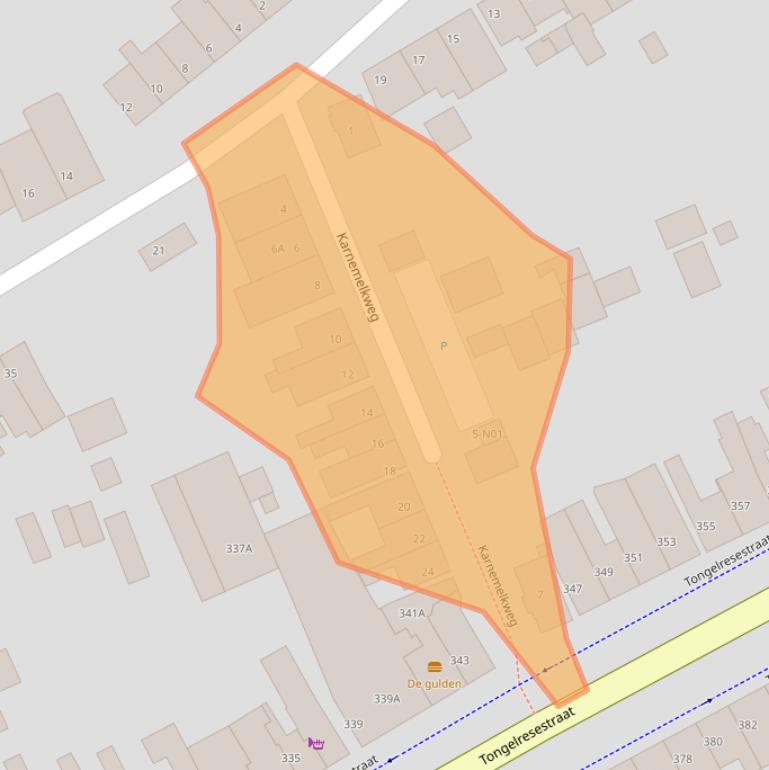 Kaart van postcodegebied 5642CC.