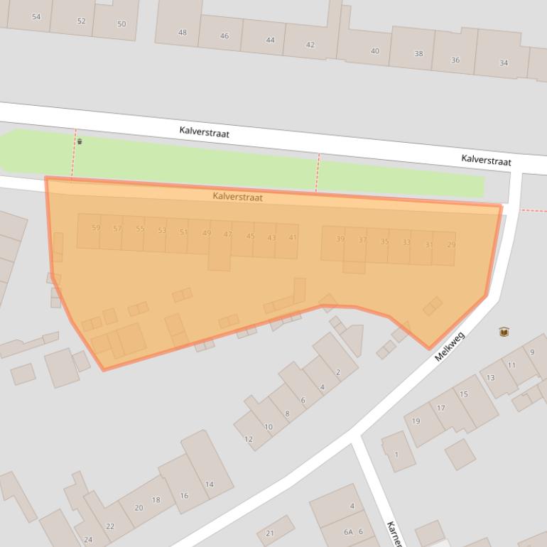 Kaart van postcodegebied 5642CE.