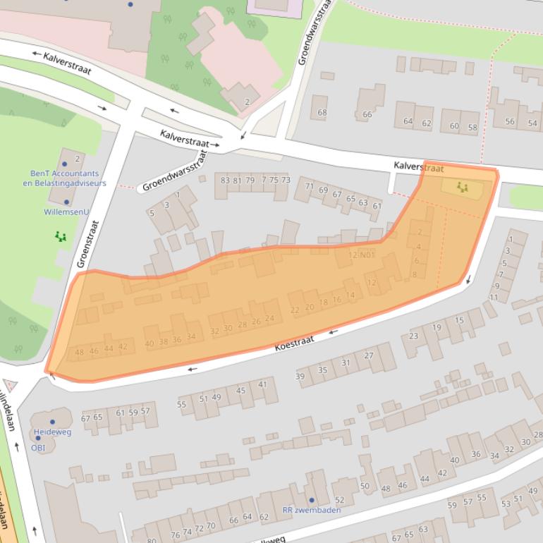 Kaart van postcodegebied 5642CN.