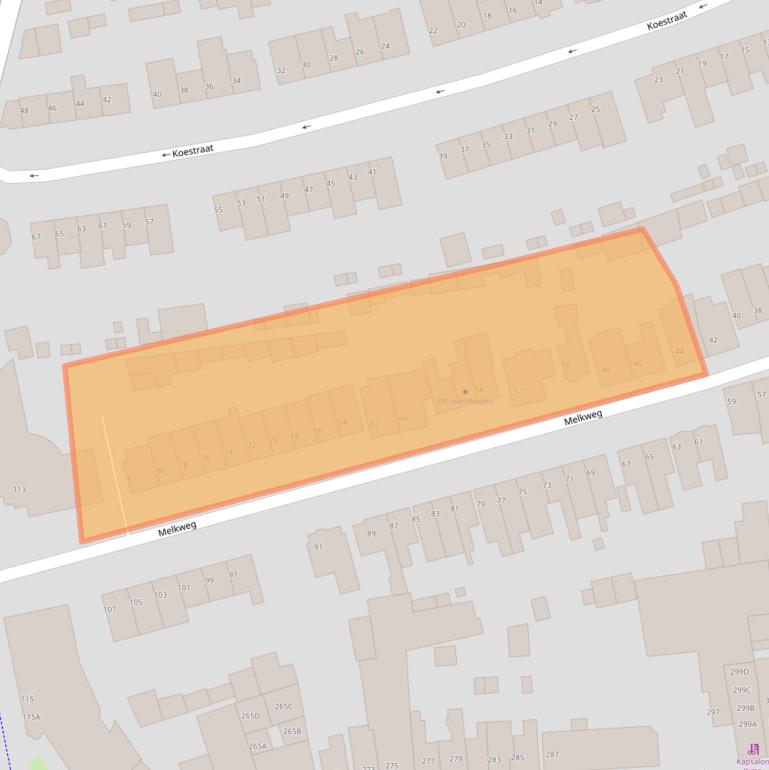 Kaart van postcodegebied 5642CT.