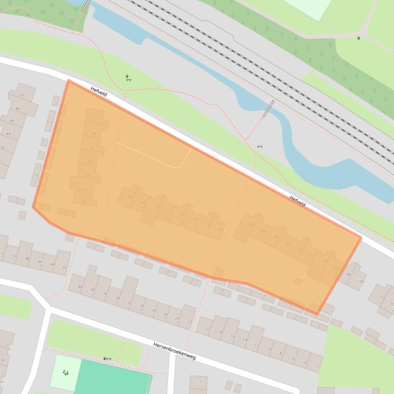 Kaart van postcodegebied 5642DD.