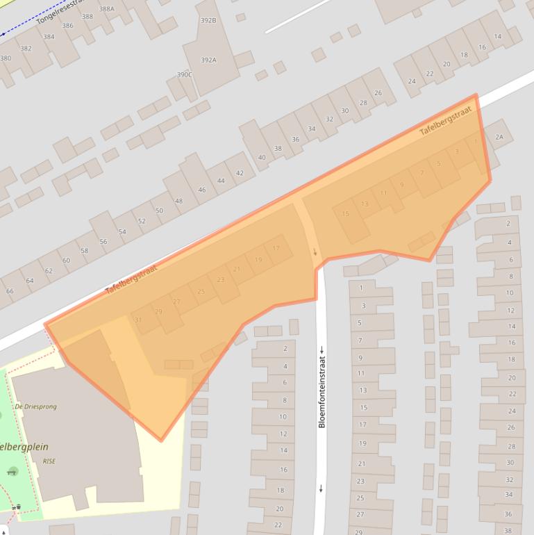 Kaart van postcodegebied 5642EA.