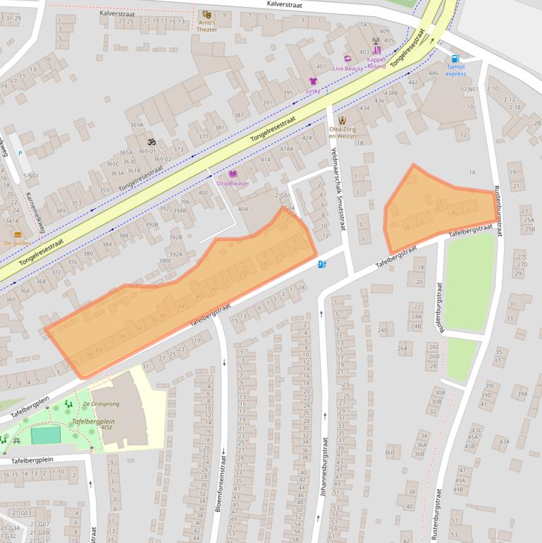 Kaart van postcodegebied 5642EB.