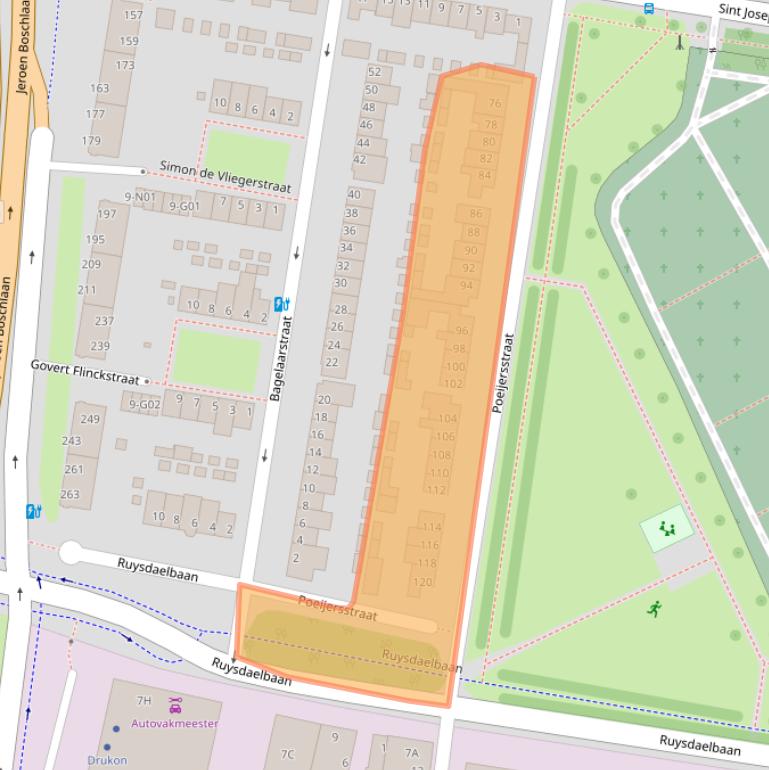 Kaart van postcodegebied 5642GE.