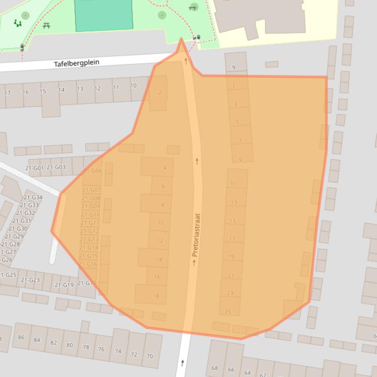 Kaart van postcodegebied 5642GN.