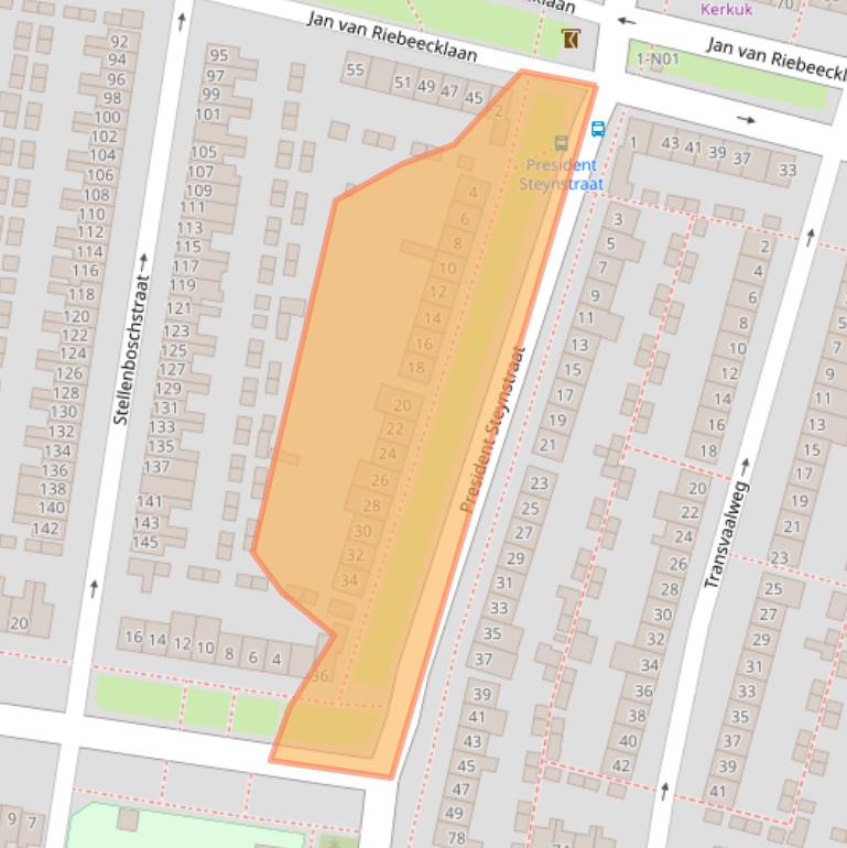 Kaart van postcodegebied 5642HP.