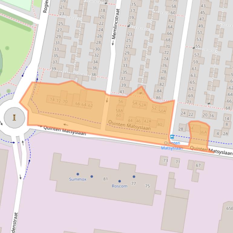 Kaart van postcodegebied 5642JE.