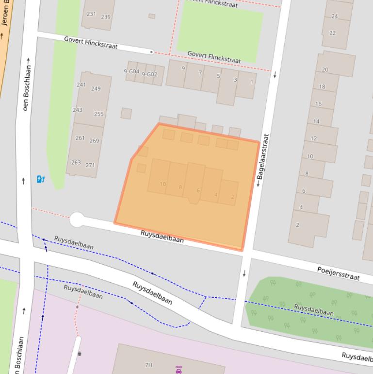 Kaart van postcodegebied 5642JK.