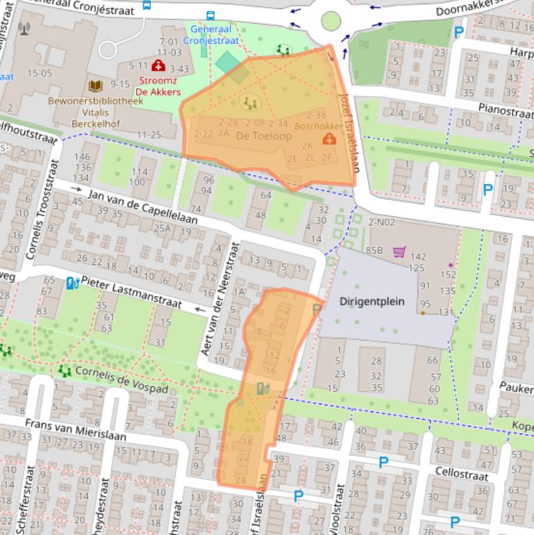 Kaart van postcodegebied 5642KA.
