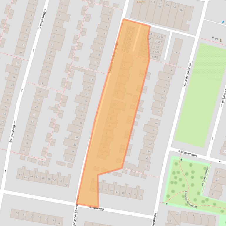 Kaart van postcodegebied 5642KD.