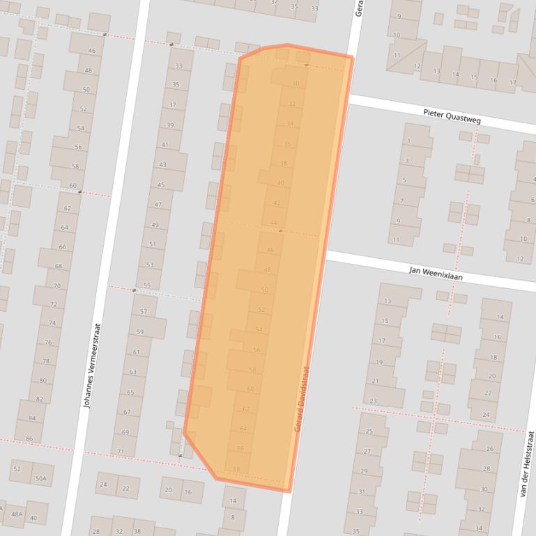 Kaart van postcodegebied 5642KL.