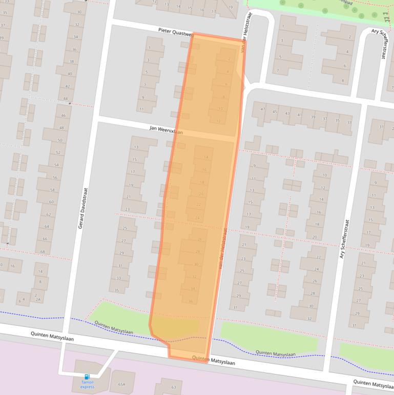 Kaart van postcodegebied 5642KN.